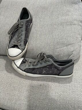 Converse Gray Low-Top Canvas Sneakers